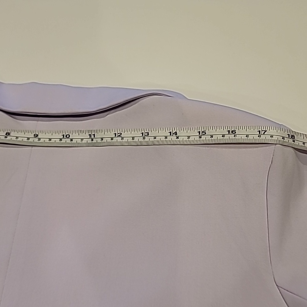 wild fable Single-Button Long Blazer Pastel Lilac Large - Picture 12 of 15